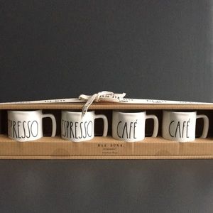 Rae Dunn Espresso Mini Mug Set